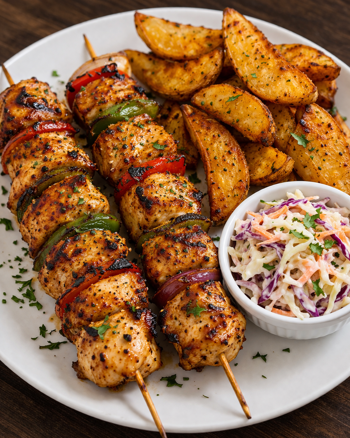 2 CHICKEN SKEWERS